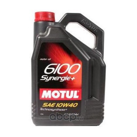 MOTUL 6100+ Synergie 10w40 4л Моторное масло п/с