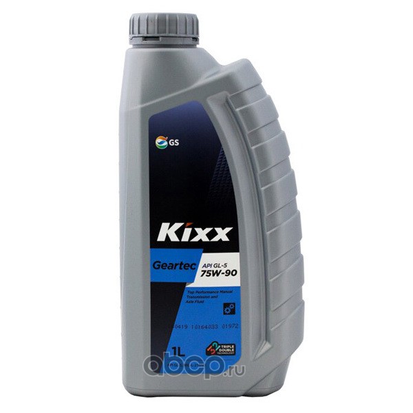 KIXX GEARTEC GL-5 75W90 Жидкость трансмиссионная МКПП (Корея) (1L)